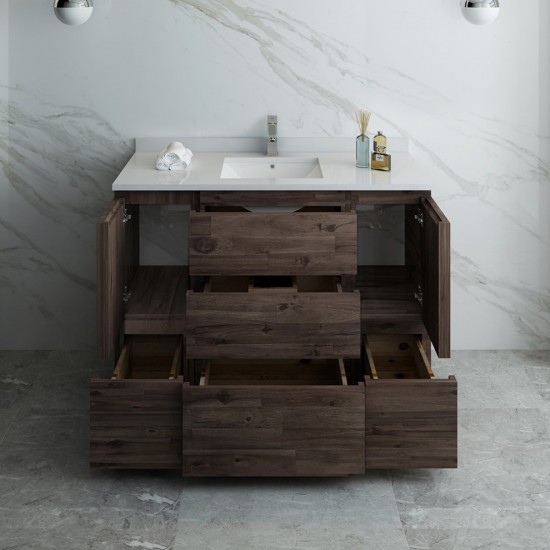 Fresca Formosa 48" Floor Standing Modern Bathroom Cabinet w/ Top & Sink