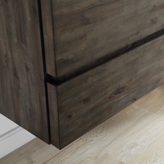 Fresca Formosa 48" Wall Hung Modern Bathroom Cabinet w/ Top & Sink