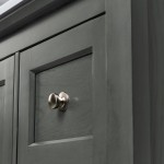 Manchester Regal 42" Gray Wood Veneer Traditional Bathroom Cabinet w/ Top & Sink
