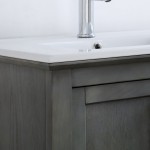 Fresca Manchester Regal 30" Gray Wood Veneer Traditional Bathroom Vanity