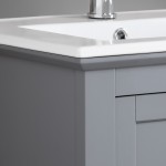 Fresca Manchester 30" Gray Traditional Bathroom Vanity