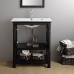 Fresca Manchester 30" Black Traditional Bathroom Vanity