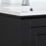 Fresca Manchester 30" Black Traditional Bathroom Vanity