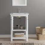 Fresca Manchester 24" White Traditional Bathroom Vanity