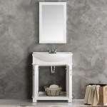 Fresca Hartford 30" White Traditional Bathroom Vanity