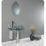 Fresca Attrazione 30" Modern Glass Bathroom Pedestal