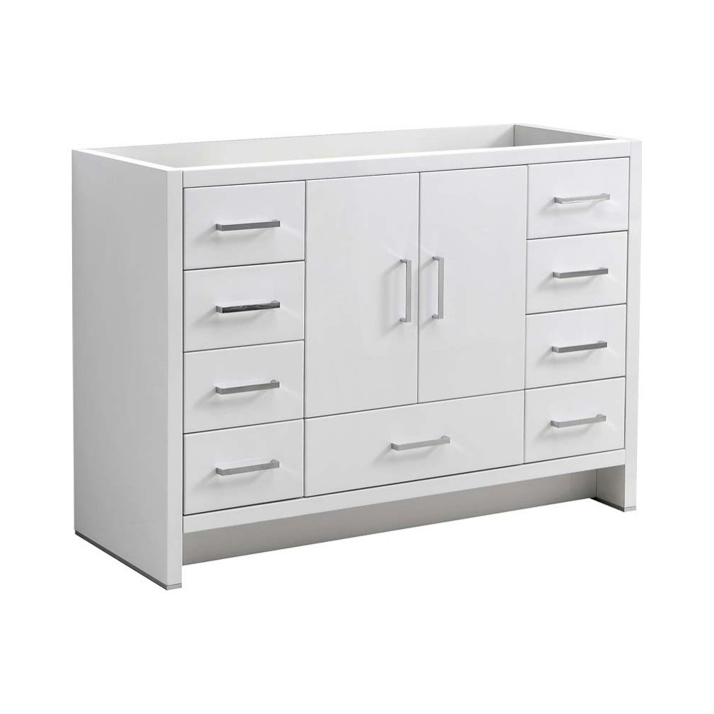 Fresca Imperia 48" Glossy White Free Standing Modern Bathroom Cabinet Fresca Imperia 48" Glossy White Free Standing Modern Bathroom Cabinet