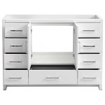 Fresca Imperia 48" Glossy White Free Standing Modern Bathroom Cabinet
