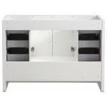 Fresca Imperia 48" Glossy White Free Standing Modern Bathroom Cabinet
