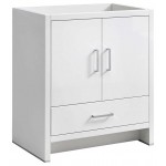 Fresca Imperia 30" Glossy White Free Standing Modern Bathroom Cabinet