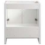 Fresca Imperia 30" Glossy White Free Standing Modern Bathroom Cabinet