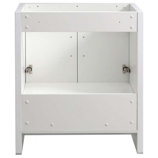 Fresca Imperia 30" Glossy White Free Standing Modern Bathroom Cabinet