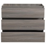 Fresca Lazzaro 42" Gray Wood Free Standing Modern Bathroom Cabinet