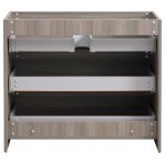 Fresca Lazzaro 42" Gray Wood Free Standing Modern Bathroom Cabinet