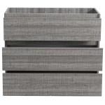 Fresca Lazzaro 42" Glossy Ash Gray Free Standing Modern Bathroom Cabinet