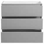 Fresca Lazzaro 36" Gray Free Standing Modern Bathroom Cabinet