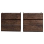 72 Rosewood Free Standing Double Sink Modern Bathroom Cabinet, FCB93-3636RW-D