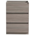 Fresca Lazzaro 24" Gray Wood Free Standing Modern Bathroom Cabinet