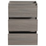 Fresca Lazzaro 24" Gray Wood Free Standing Modern Bathroom Cabinet