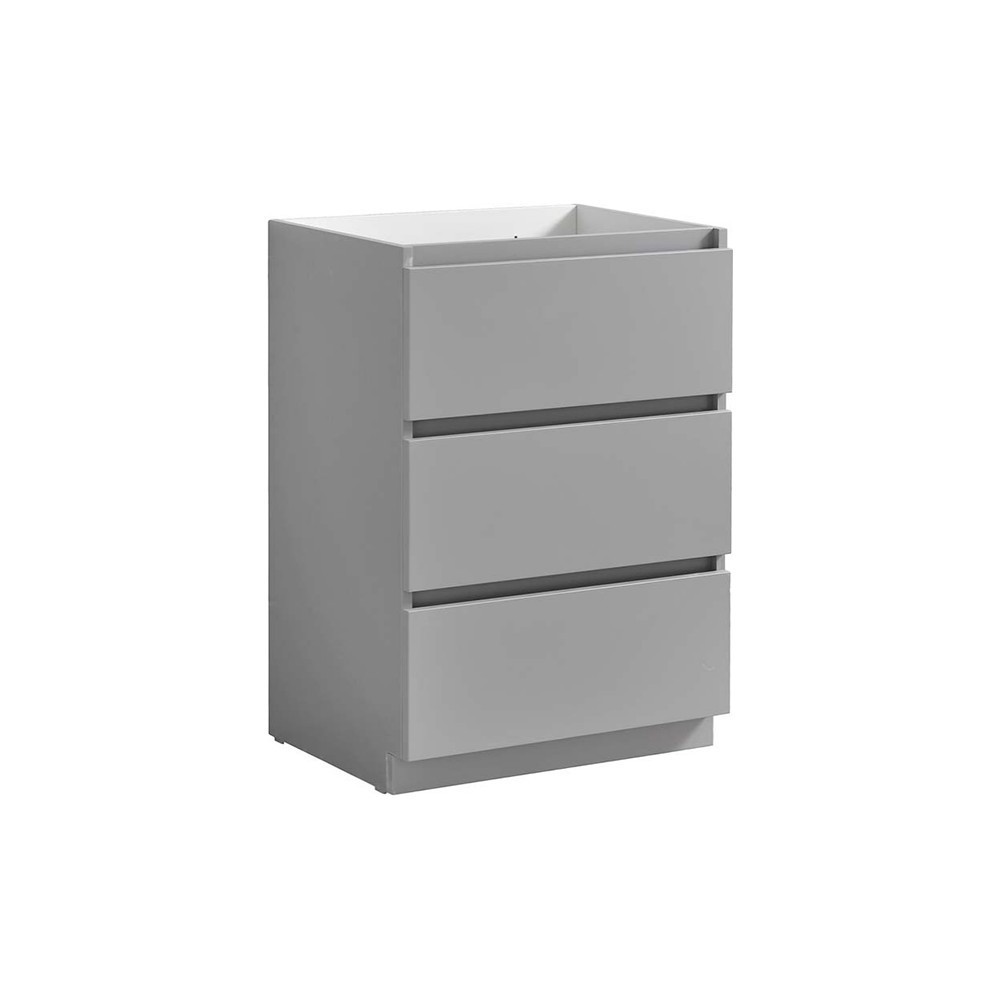 Fresca Lazzaro 24" Gray Free Standing Modern Bathroom Cabinet