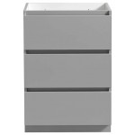 Fresca Lazzaro 24" Gray Free Standing Modern Bathroom Cabinet