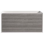 Fresca Catania 48" Glossy Ash Gray Wall Hung Modern Bathroom Cabinet