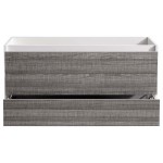 Fresca Catania 48" Glossy Ash Gray Wall Hung Modern Bathroom Cabinet