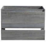 Fresca Catania 36" Ocean Gray Wall Hung Modern Bathroom Cabinet