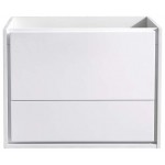 Fresca Catania 30" Glossy White Wall Hung Modern Bathroom Cabinet