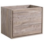 Fresca Catania 30" Rustic Natural Wood Wall Hung Modern Bathroom Cabinet