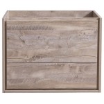 Fresca Catania 30" Rustic Natural Wood Wall Hung Modern Bathroom Cabinet