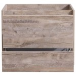 Fresca Catania 30" Rustic Natural Wood Wall Hung Modern Bathroom Cabinet