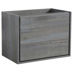 Fresca Catania 30" Ocean Gray Wall Hung Modern Bathroom Cabinet