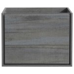 Fresca Catania 30" Ocean Gray Wall Hung Modern Bathroom Cabinet