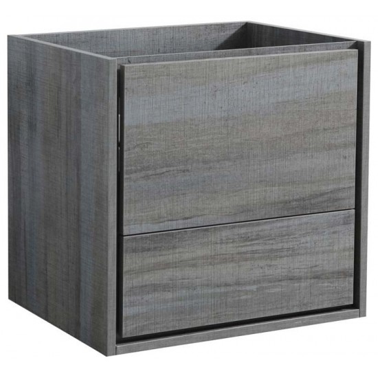 Fresca Catania 24" Ocean Gray Wall Hung Modern Bathroom Cabinet