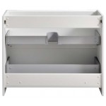 Fresca Tuscany 40" Glossy White Free Standing Modern Bathroom Cabinet