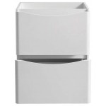 Fresca Tuscany 24" Glossy White Free Standing Modern Bathroom Cabinet