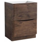 Fresca Tuscany 24" Rosewood Free Standing Modern Bathroom Cabinet
