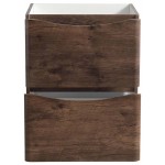 Fresca Tuscany 24" Rosewood Free Standing Modern Bathroom Cabinet