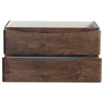 Fresca Tuscany 36" Rosewood Wall Hung Modern Bathroom Cabinet