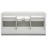 Valencia 60" Glossy White Free Standing Single Sink Modern Bathroom Cabinet