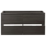 Fresca Valencia 60" Gray Oak Free Standing Double Sink Modern Bathroom Cabinet