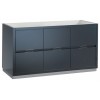 Valencia 60" Dark Slate Gray Free Standing Single Sink Modern Bathroom Cabinet