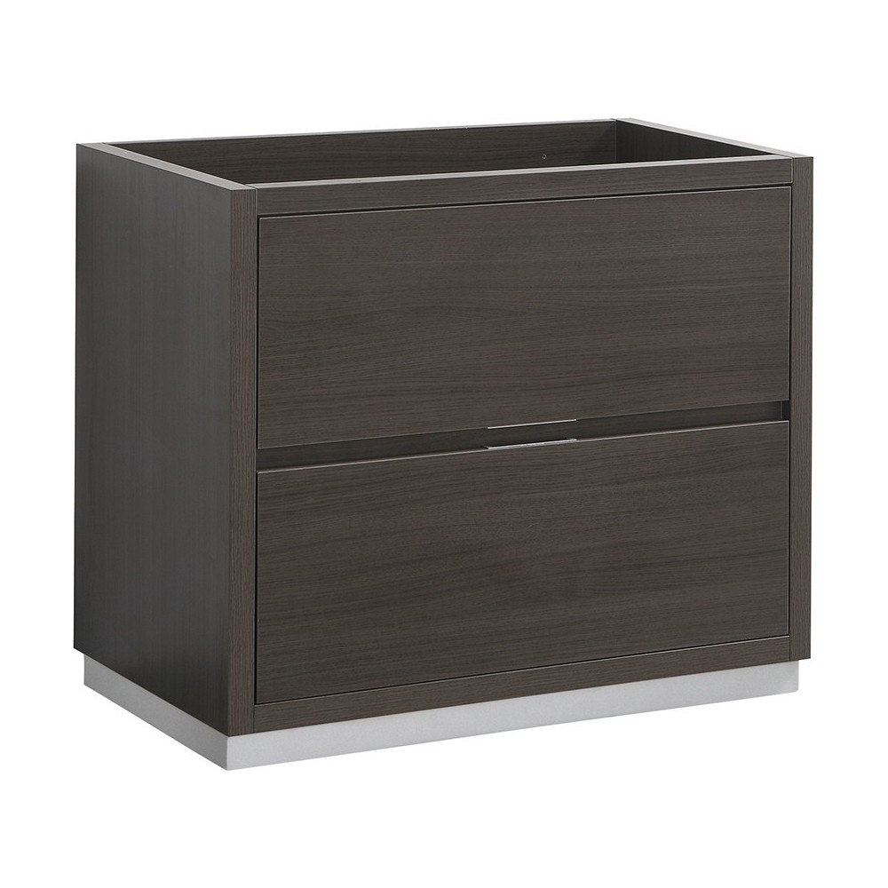 Fresca Valencia 36" Gray Oak Free Standing Modern Bathroom Cabinet Fresca Valencia 36" Gray Oak Free Standing Modern Bathroom Cabinet