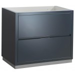 Fresca Valencia 36" Dark Slate Gray Free Standing Modern Bathroom Cabinet