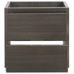 Fresca Valencia 30" Gray Oak Free Standing Modern Bathroom Cabinet