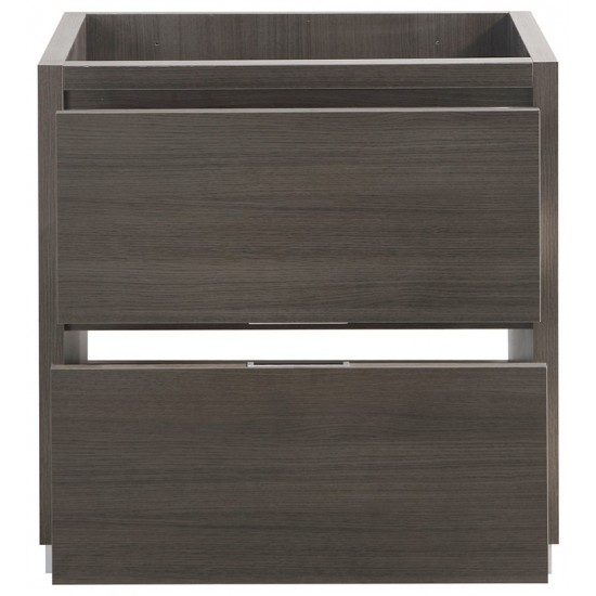 Fresca Valencia 30" Gray Oak Free Standing Modern Bathroom Cabinet