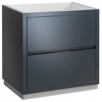 Fresca Valencia 30" Dark Slate Gray Free Standing Modern Bathroom Cabinet