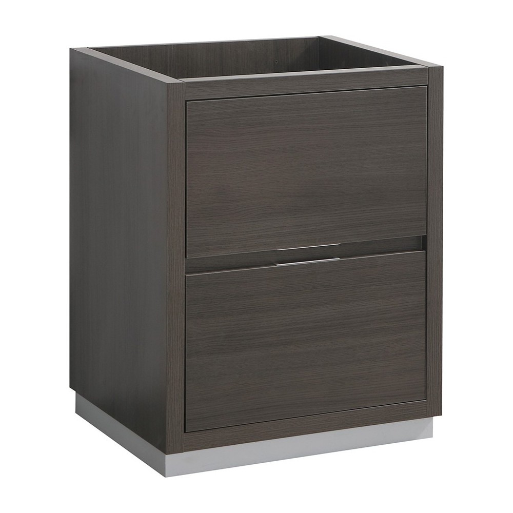 Fresca Valencia 24" Gray Oak Free Standing Modern Bathroom Cabinet