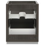 Fresca Valencia 24" Gray Oak Free Standing Modern Bathroom Cabinet